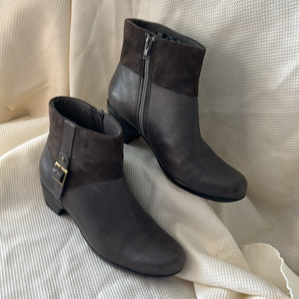 Clarks Leather Booties